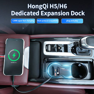 Cargador de coche retráctil 4 en 1 de última generación, 120W de carga rápida con 2 cables, adaptador tipo C para Hong QI H5 H6 - Product Image 6