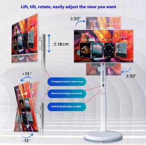 <span class=keywords><strong>TV</strong></span> portátil <span class=keywords><strong>Freestyle</strong></span> de 27 pulgadas, diseño todo en uno para vídeo TikTok y entretenimiento en vivo, fundición de pantalla inalámbrica - Product Image 2