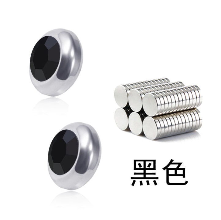 3 magnetische oorbellen, valse oorbellen voor heren, magnetische