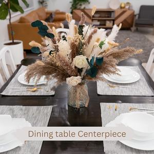 Roses artificielles bouquets d'herbe de pampa séchée bouquets de <span class=keywords><strong>fleurs</strong></span> <span class=keywords><strong>séchées</strong></span> pour la décoration intérieure-pour la Saint-Valentin Vase de Noël - Product Image 2