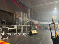 Estructura de Escenario para Conciertos Pequeños, Estructura de Iluminación, Estructura de Soporte para Altavoces de Fácil Instalación, Viga y Pilar de 400x400mm y 290x290mm