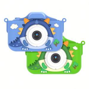 Nouveaux produits 2026 : Appareil photo numérique HD portable pour enfants, motif dinosaure de dessin animé, avec jeux de puzzle - L1 - Product Image 1