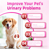 Ingrédients naturels Gel urinaire pour chiens et chats Symptômes d'infection urinaire Bien-être Anxiété Compléments alimentaires pour la santé Riches en protéines