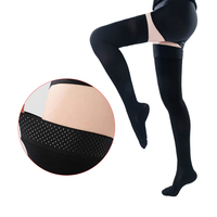 Chaussettes de compression pour infirmières, pour fasciite plantaire et varices, en Spandex/Nylon, antidérapantes, douces, montantes jusqu'au genou, pour le sport