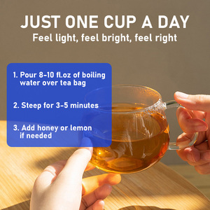 Customized Packaging Herbal Plant Extract Colon Detox Tea Weight Loss Detox Green Tea for Slimming Products Energy Boost - Product Image 5