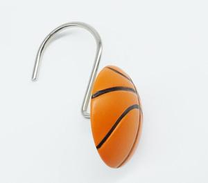 12 Pcs Trong Bộ Bóng Rổ <span class=keywords><strong>Polyresin</strong></span> Rèm Tắm Móc - Product Image 2