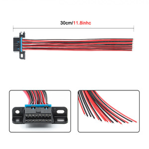 สายต่อขยาย Aermotor 30 ซม. OBD2 16 พิน แบบตัวเมีย พร้อมขั้วต่อแบบคงที่ J1962F - Product Image 5
