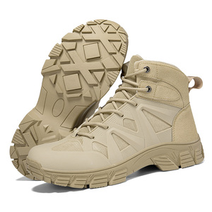Botas de trabajo resistentes al desgaste para obras de construcción, ropa de trabajo, zapatos deportivos impermeables y antideslizantes para senderismo para hombres - Product Image 6