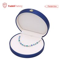 FADELI EMBALLAGE Usine En Gros De Haute Qualité En Cuir PU Bracelet Anneau Pendentif Collier Bijoux Boîte D'emballage