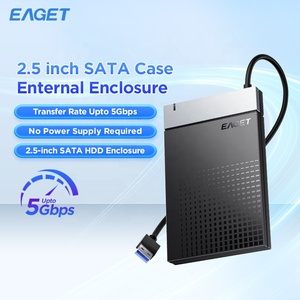 EAGET Carcasa Externa Portátil <span class=keywords><strong>para</strong></span> Disco Duro de <span class=keywords><strong>2.5</strong></span> Pulgadas con Interfaz USB-A 3.0, Compatible con 5Gbps y 6TB, Carcasa Personalizada <span class=keywords><strong>para</strong></span> SSD - Product Image 2