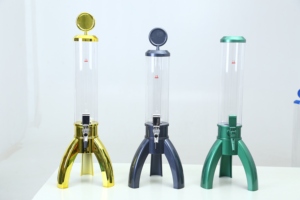 Dispensador de jugo de bebida de torre de cerveza de vino de mesa con luces LED brillantes de colores para Bar, fiesta, dispensador de cerveza de barril - Product Image 2