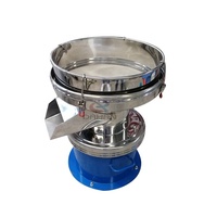 Industrielle Edelstahl 304 Fischmehl-Rotationsvibrationssiebmaschine 450mm Durchmesser 5-50kg/h Kapazität für Getreidemühlen und Saftproduktion