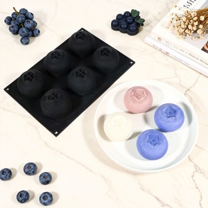 DIY Blueberry Cake Silicone Mold, Blueberry Scented Candle Silicone Mold, Plaster Ornament Silicone Mold, <b>Soap</b> Silicone Mold - Product Image 2