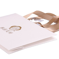 Sacs Shopping Personnalisés en Papier Blanc avec Poignée, Logo Personnalisé, Marque Privée, Mini Luxe, Boutique de Détail, Sacs Cadeaux de Remerciement