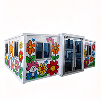 Casa Contenedor Prefabricada Expandible de 20 pies para Clínica, Edificio Modular, Cabina Hospitalaria Portátil, Casa de Refugio Móvil de Ensamblaje Rápido