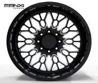 FANXI Jantes Concaves Noires et Fraisées 24x14 24x12 6x5.5 5x5.5 pour Ram Chevy GMC Sierra 1500 26x16 8x170 6x135 pour Ford F-250 F-150