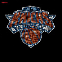 Transferts thermocollants en strass de qualité supérieure, équipes sportives de New York, collection 4 en 1, décoration de vêtements DIY de haute qualité pour les fans