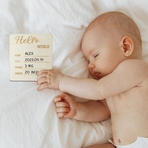 Nhà Máy Cao Cấp Chất Lượng Thân Thiện Với Môi Gỗ Khung Ảnh Dễ Thương Sơ Sinh Siêu Âm Keepsake Món Quà Hoàn Hảo Cho Mang Thai Và Sinh - Product Image 3