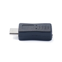 Adaptateur Mini 5 broches femelle vers Type-C mâle (port en T) pour téléphones et tablettes Android – Convertisseur de données et de charge – Fabriqué en Chine