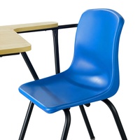Chaises d'École, de Bureau et de Formation en Plastique et en Bois, Chaises d'Étudiant avec Tablette d'Écriture, Fournisseur Chinois