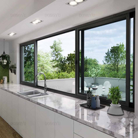 Fenêtre coulissante en aluminium AS2047PVC Upvc, norme européenne, double vitrage, maison résidentielle, alliage d'aluminium