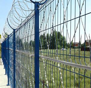 Grillage de protection en acier inoxydable soudé, type rasoir, maille diamantée, pour clôture - Product Image 2