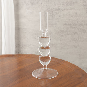 Vaso Portacandele in Vetro Creativo e Semplice, Artigianato Artistico per Soggiorno, Tavolo da Pranzo, Ornamento per Casa e Alloggi, Composizione Floreale con Fiori <span class=keywords><strong>Secchi</strong></span> - Product Image 5