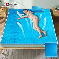Respirant glace refroidissement doux mousse à mémoire de forme gel imperméable matelas de matelas 180x200 roi cool gel de sommeil matelas en mousse à mémoire