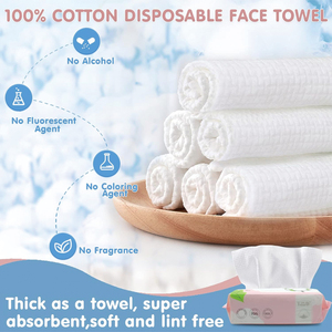 OEM 100% Cotton Based <strong>Towel</strong> Boxes <strong>Facial</strong> <strong>Towel</strong> Disposable Face <strong>Towel</strong> for <strong>Spa</strong> Beauty - Product Image 6