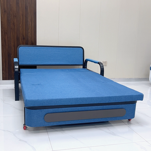 Compact 1.28m Width Customizable Folding <strong>Sofa</strong> Bed - Small Apartment and Office Space <strong>Saver</strong> - Product Image 5