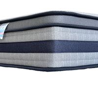 Matelas hybride moderne et durable à ressorts ensachés, fermeté moyenne, tailles Queen et King, roulé en boîte pour usage hôtelier
