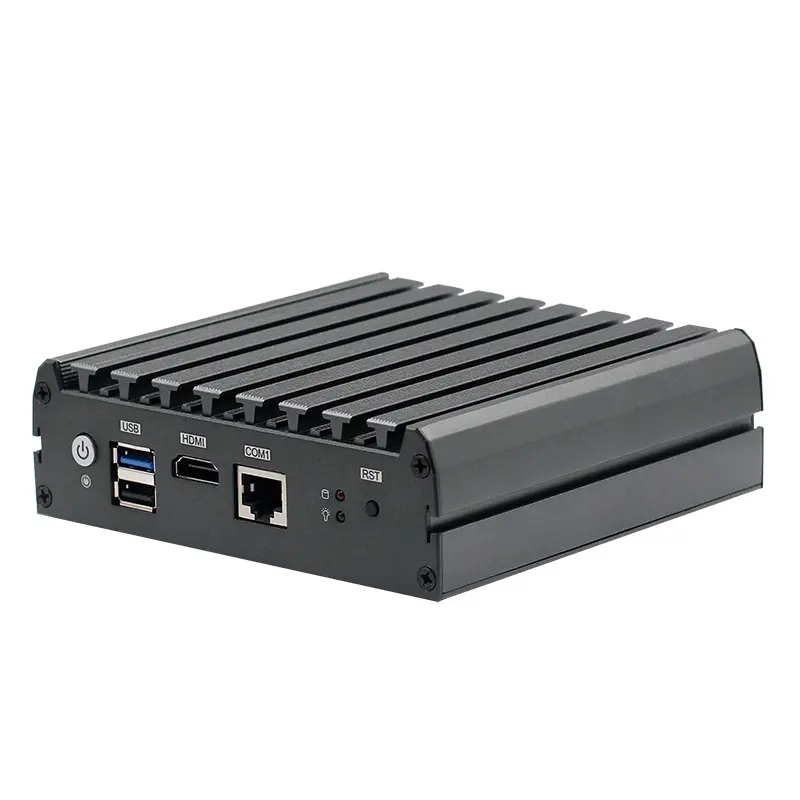 Piesia J1900/J1800 PC client mince Quad Core Pfsense 8GB ordinateur de bureau X86 6LAN DDR3 pare-feu sans ventilateur industriel J1900 Mini PC