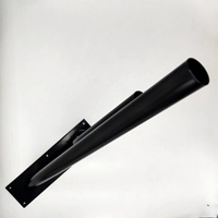 Supports de fixation en acier de 10 mm au design moderne pour tables basses en bois, fournitures d'usine pour bureaux à domicile