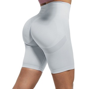 Pantaloncini sportivi sportivi a cinque punti elasticizzati aderenti in vita a vita alta Leggings per Fitness ad asciugatura rapida - Product Image 2