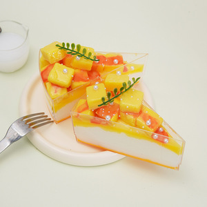 สติกเกอร์ติดตู้เย็นรูปเค้กมะม่วง Xc PU รุ่น 2024 ของเล่นอาหารจำลอง เค้กมูส ของตกแต่งร้านขนม สำหรับเด็กอายุ 8-13 ปี ใช้ได้ทั้งเด็กชายและเด็กหญิง - Product Image 4