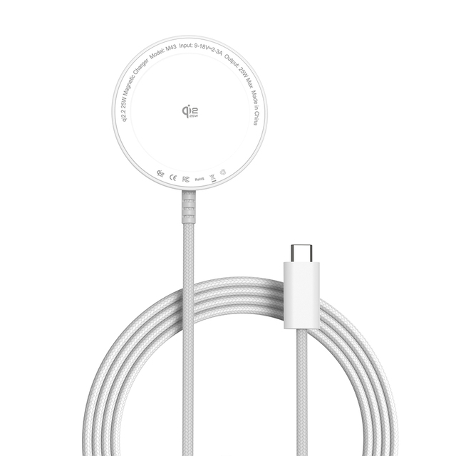 Portable Travel Universal Qi2.2 Certified 25W FastCharging Magnetic Wireless Charger Pad for Samsung IPhones