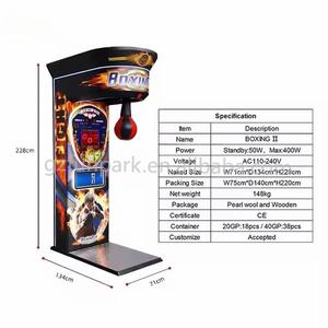 Máquina de Juegos Operada con Monedas, Simulador de <span class=keywords><strong>Boxeo</strong></span>, Máquina de Juegos Deportivos de Interior con Guantes de <span class=keywords><strong>Boxeo</strong></span> para Adultos - Product Image 4