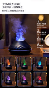 เครื่องพ่นไอน้ำอโรมาแบบอัลตราโซนิกไร้เปลวไฟ ใช้พอร์ต USB ตั้งโต๊ะ พร้อมไฟ LED 7 สี ใช้งานได้ 1 ปี เหมาะสำหรับห้องนอน - Product Image 5