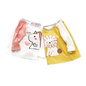 เสื้อยืดคอกลมแขนยาวผ้าฝ้ายใส่สบายสำหรับฤดูใบไม้ผลิและฤดูร้อน ซึมซับความชื้น นุ่มสบาย เหมาะสำหรับเด็กทุกเพศทุกวัย - Product Image 5