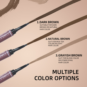 stylo de teinture de tatouage de sourcils en gros <span class=keywords><strong>crayon</strong></span> à sourcils de marque privée avec outil de maquillage au pinceau - Product Image 1