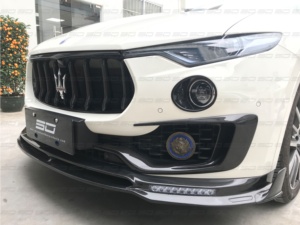 Vera fibra di carbonio stile MSY parti Auto labbro paraurti anteriore per Maseriti Levante - Product Image 5