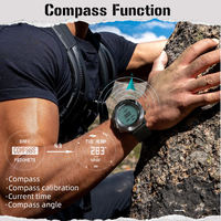 Montre de sport pour homme North Edge Apache-D, altimètre, baromètre, boussole, étanche, ordinateur de plongée, vente en gros, Reloj Hombre
