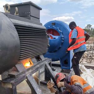 Pompe centrifuge à eau pour l'irrigation agricole, grande capacité, 12 pouces, diesel-électrique, à flux mixte - Product Image 6