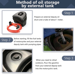 Xe Máy Bên Ngoài Bình Nhiên Liệu 5L Công Suất Ghế Xô 120-140Km Độ Bền Dầu Trống Khai Thác Công Cụ Cho Vespa Gts 125 300 250 - Product Image 4