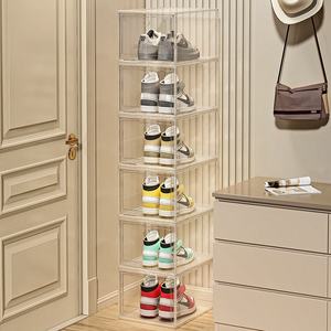 Boîte de rangement transparente empilable pour chaussures, avec portes magnétiques, anti-poussière, pour sneakers, figurines et objets de collection - Product Image 2