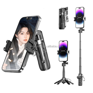 Phổ biến đa chức năng P15 Hợp kim nhôm Selfie <span class=keywords><strong>Stick</strong></span> nối dài Selfie Tripod quadripod điện thoại grip với điều khiển từ xa - Product Image 1