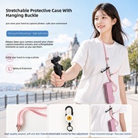 Personnalisation uniquement pour le boîtier de rangement et de protection Pocket 3/4, résistant à la pression, anti-chute, boîte de transport portable pour caméra d'action