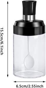 Nuevos suministros de cocina Botellas de condimentos Botellas de vidrio para el hogar Botellas de aceite Botellas de condimentos creativas comerciales transfronterizas - Product Image 2