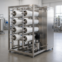 Système de traitement d'eau par osmose inverse industrielle pour la concentration de jus de fruits, usine de traitement d'eau