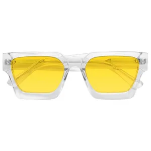 Sifier óculos de sol polarizado unissex, óculos de sol retrô para homens e mulheres, vintage, de acetato, moda tac uv400 2023